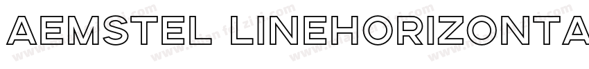 Aemstel LineHorizontal字体转换